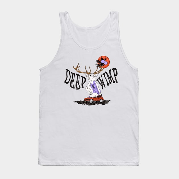 Deep Wimp Deer Tank Top by katemelvin